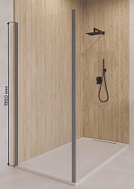 Боковая стенка RGW Z-050-2Gr 80x195 серый 352205208-110