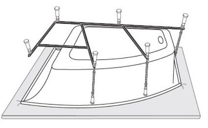 Каркас VagnerPlast Corona 160x80