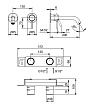 Смеситель для раковины Fantini Nostromo 50 13 E811B черный матовый