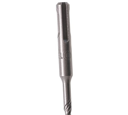 Бур по бетону, двойная спираль, Cobalt W-tip (6x160 мм; SDS PLUS) Denzel 705006