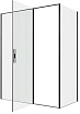 Душевой уголок Allen Brau Priority 160x80 3.31039.BBA + 3.31042.BBA, прозрачный, черный браш