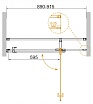 Душевая дверь Cezares Valvola 90x195 VALVOLA-B-1-90-C-Cr прозрачная