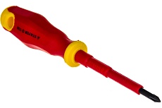 Диэлектрическая отвертка PH № 1 х 80 мм Stayer 25142-1-08