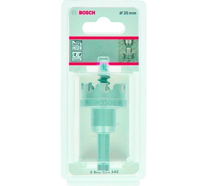 Коронка Precision for Sheet Metal с твердосплавными напайками 35 мм Bosch 2608594142