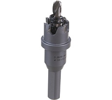 Коронка по металлу HM (18х12 мм; хвостовик 10 мм; комплект) D.BOR HS-HM-12-018-T