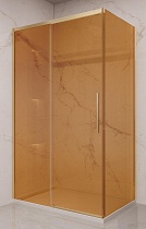 Душевой уголок Vincea Stella VSR-1ST9012GSG 120x90 брашированное золото, янтарь