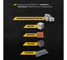 Бур по железобетону для перфоратора RAGE Furious 6 х 110 мм SDS-Plus Quadro-X 567611