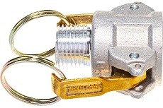 Камлок соединение типа B (0.5&quot;; розетка; наружная резьба BSP; алюминий) TITAN LOCK TL50BAL