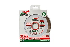 Диск алмазный 1A1R ULTRA CERAMICS (125х1.4х10х22.23 мм) SKYWER SK-UC12522