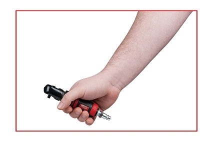 Пневматический переключающийся мини-ключ с трещоткой KS Tools SlimPOWER 1/4 515.5505