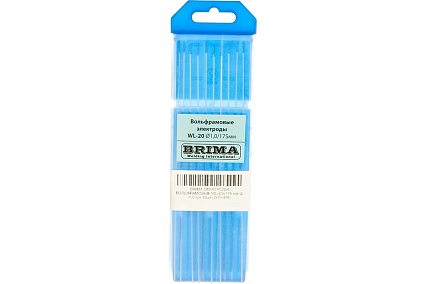 Электроды вольфрамовые WL-20 (10 шт; 1x175 мм) Brima 0011478