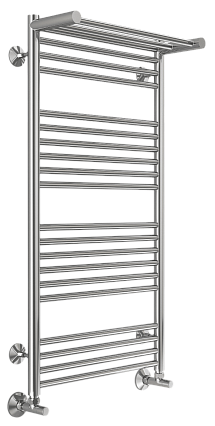 Полотенцесушитель водяной Terminus Аврора П20 500x1000, 4670078529442 c полкой