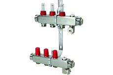 Коллекторы Danfoss SSM-2F с расходомерами 2 контура 088U0752