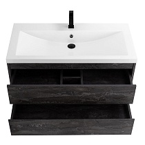 Мебель для ванной Art&Max Family-M 90 см, 2 ящика, Iron Stone