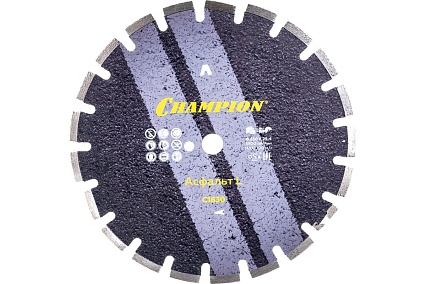 Диск алмазный 350х25,4х10 мм Champion L Асфальт Asphafight C1630