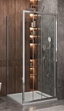 Душевой уголок Cezares MOLVENO-AHF-31-90/80-C-CR-IV 90x80 прозрачный, хром