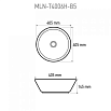 Раковина Melana MLN-T4006H-B5 40.5 см, персиковый