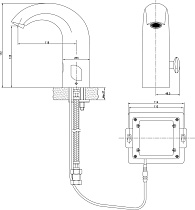 Смеситель для раковины Lemark Project LM4656CE