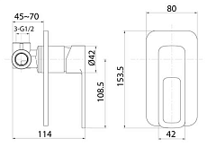 Смеситель для душа Iddis Slide SLISB00i66 хром