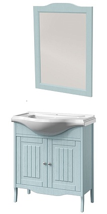 Мебель для ванной Caprigo Genova 80 см, 2 дверцы, деним