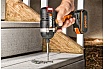 Аккумуляторный бесщеточный винтоверт Worx Impact 20В, бесщеточный, 2Ач x2, кейс WX292
