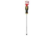 Шлицевая отвертка Rexant SL 8х250 мм, двухкомпонентная рукоятка 12-6434