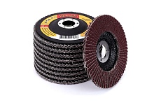 Круг шлифовальный лепестковый торцевой (10 шт; 125х22 мм; А60П) Messer 11-22-060