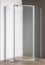 Душевой уголок Cezares Eco ECO-O-P-1-100-P-Cr 100x100 рифленый, хром