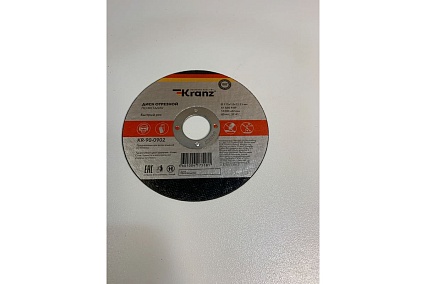 Диск отрезной по металлу 115x1.0x22.23 мм Kranz KR-90-0902