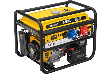 Бензиновый генератор Denzel PS 90 ED-3, 9,0кВт 946944
