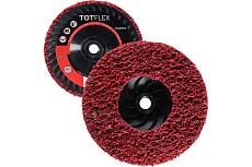Круг зачистной STRIP IT (128x15 мм; М14; красный) TOTFLEX 4631159116449