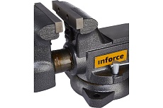 Поворотные слесарные тиски Inforce 165 мм 05-23-11
