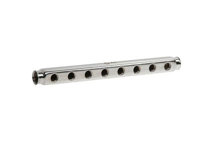 Коллектор AV Engineering 1/2x8 выходов, односторонний AVE155031