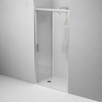 Душевая дверь Am.Pm Gem 100x195 прозрачное/матовое стекло, матовый хром