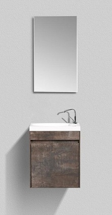 Тумба с раковиной BelBagno Pietra Mini 46 см, левосторонняя Stone