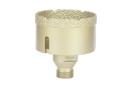 Коронка алмазная, вакуумное спекание (70х40 мм; 1/2"; М14) TECH-NICK TUK 136.600.7028