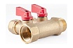 Коллектор с шаровыми кранами PROFACTOR в/н 3/4" х 2 вых 16 цанга PF MVP 266.2