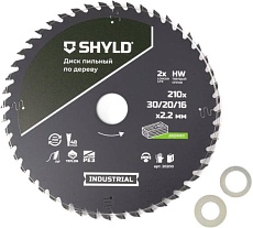 Пильный диск SHYLD по дереву твердосплавный 210x30/20/16 мм, 48 зубьев 6692471