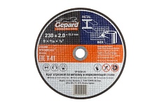 Круг отрезной по металлу 230x2x22.2 мм Gepard GP15230-20