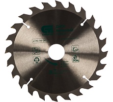 Пильный диск (190х30 мм; 24 зуба) по дереву Сибртех 732177