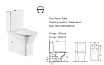 Унитаз компакт Cerutti Ellero CT8458 безободковый, с микролифтом