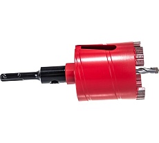Коронка алмазная с переходником М16-SDS+ (72х70 мм) по бетону Diam 311102