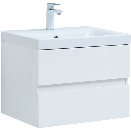 Мебель для ванной Aquanet Беркли 60 см белый глянец