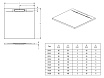 Поддон для душа Riho Isola 100x80 антрацит