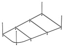 Каркас для ванн Riho Delta 160x80