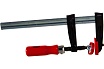 Струбцина BESSEY из ковкого чугуна 150/50, усилие 5.5 кН, с деревянной рукояткой BE-TPN15B5BE