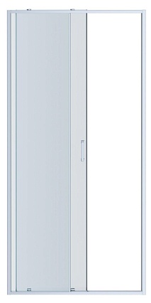 Душевая дверь Aquatek AQ ARI RA 10020CH 100x200, прозрачное, хром
