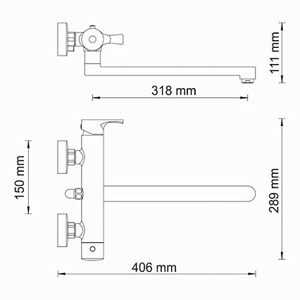 Смеситель универсальный WasserKRAFT Berkel 4802L