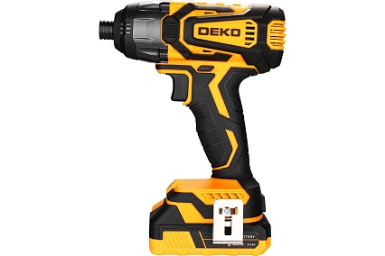 Аккумуляторный ударный винтоверт Deko DKIS20-Li 20В, 1х2.0Ач 063-4391