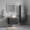 Мебель для ванной Iddis Torr 70 см со столешницей МДФ, дуб верона, темно-серый